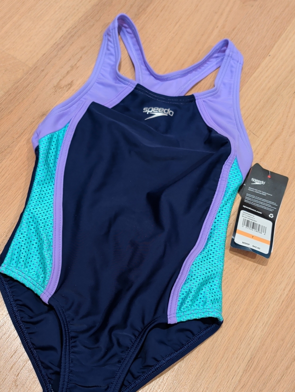 NWT Speedo One-Piece Racerback Swimsuit